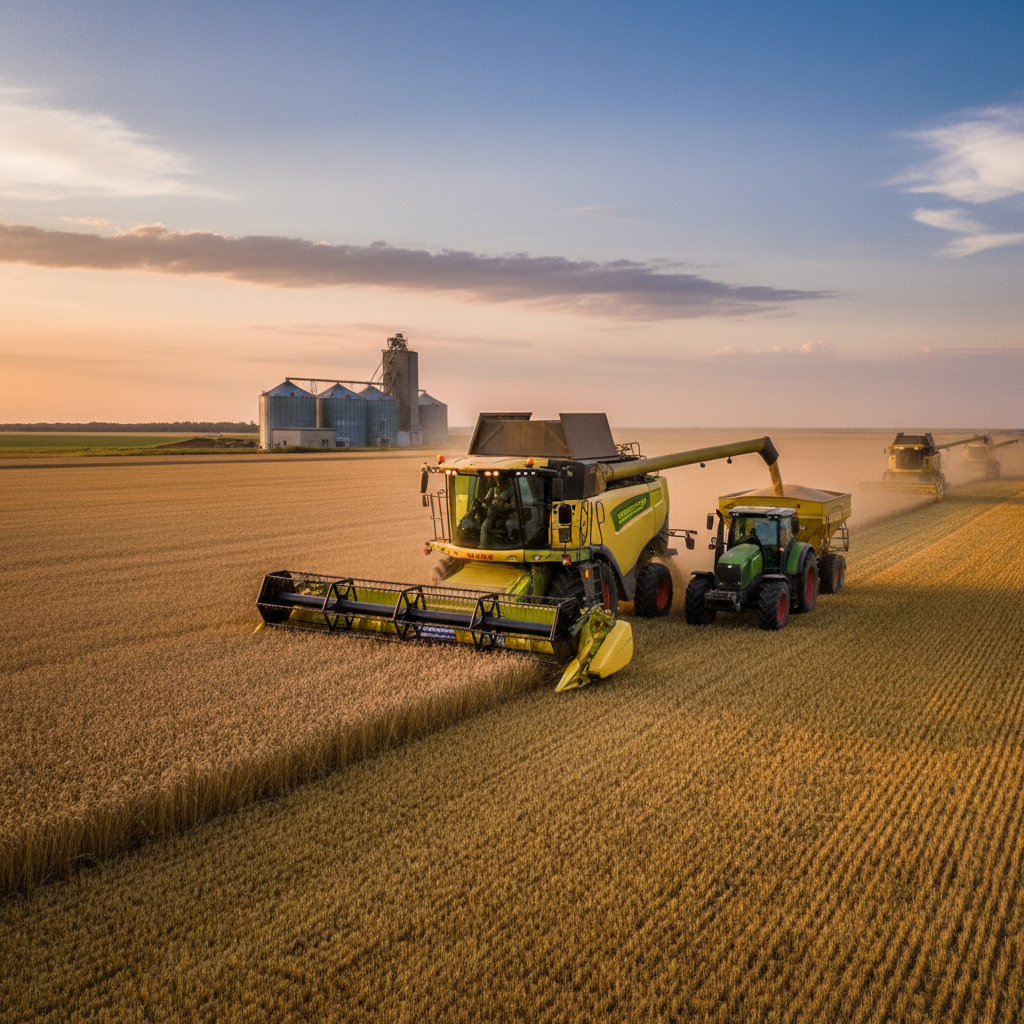 Wheat Harvesting Equipment For Efficient Grain Combining