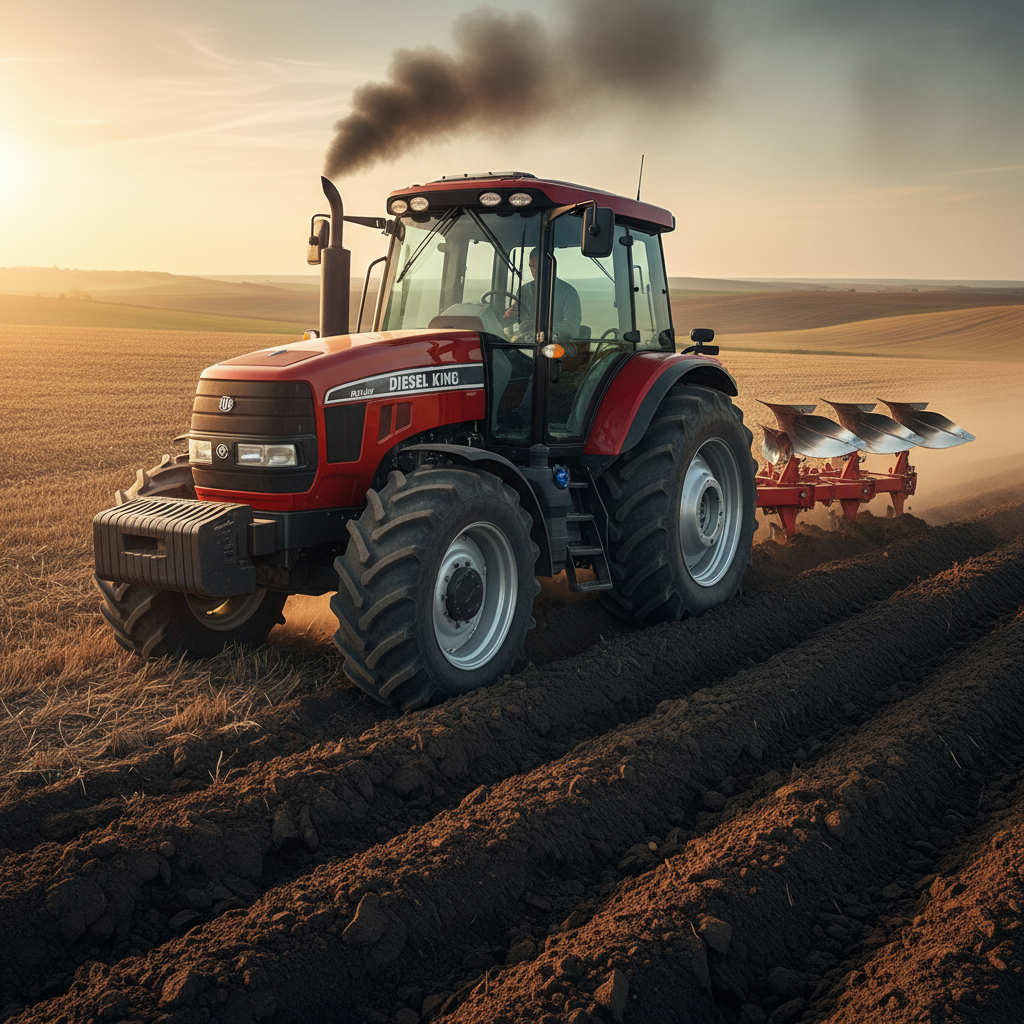 Diesel Farm Tractor For Heavy-Duty Land Plowing