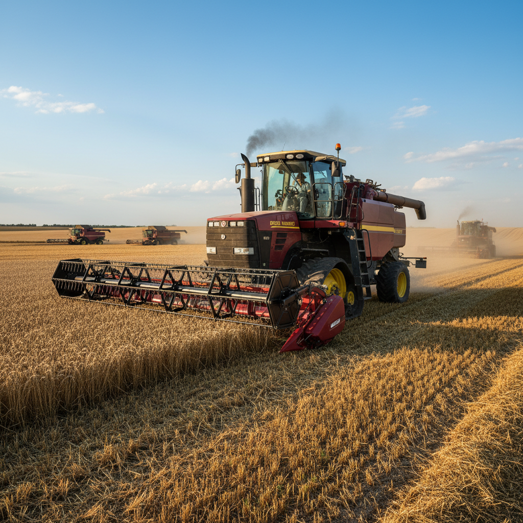 Diesel Tractor For Large-Scale Crop Harvesting
