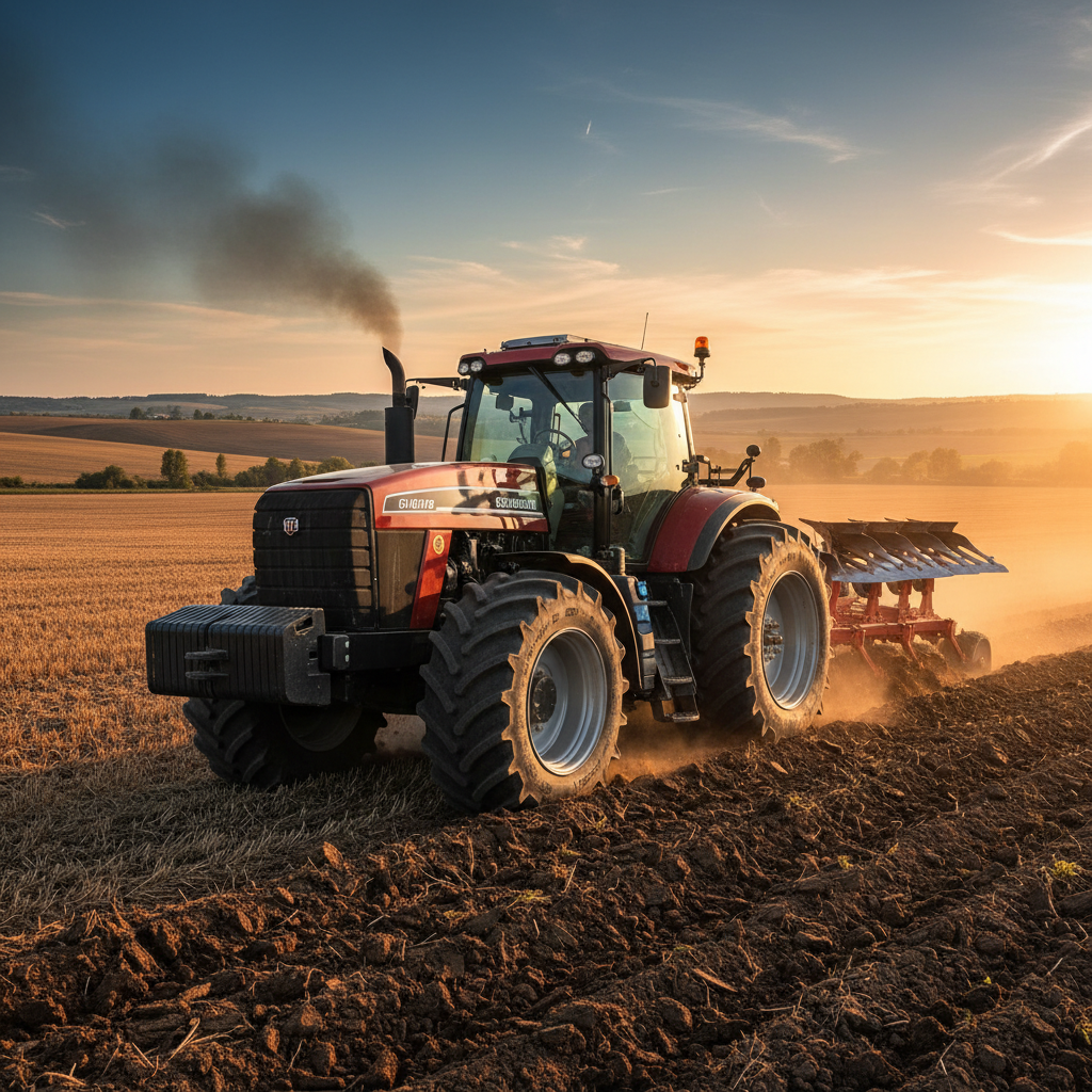 Diesel Farm Tractor For High-Power Land Preparation