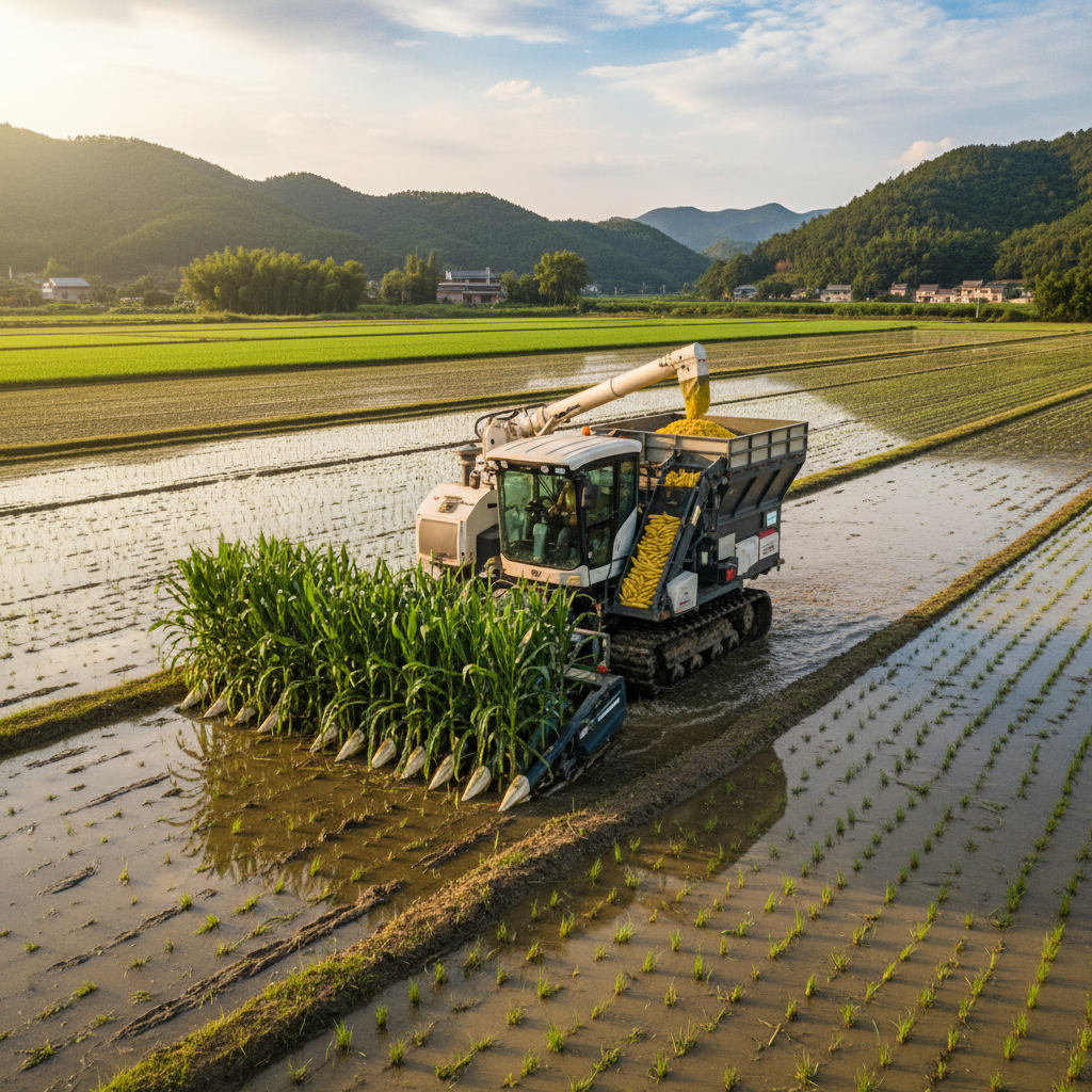 Sweet Corn Harvester For Professional Paddy Management