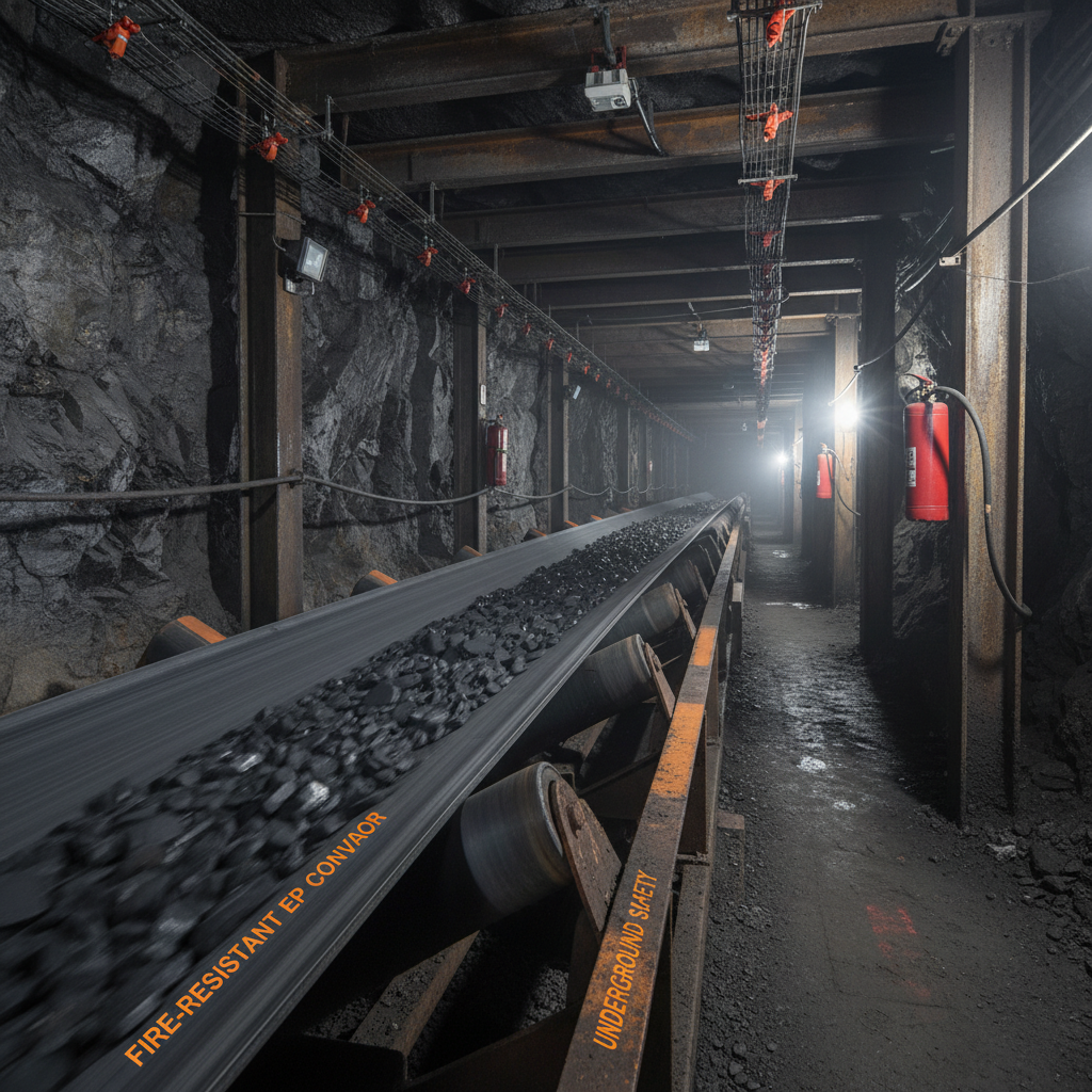 Ep Conveyor Belts For Fire-Risk Underground Environments