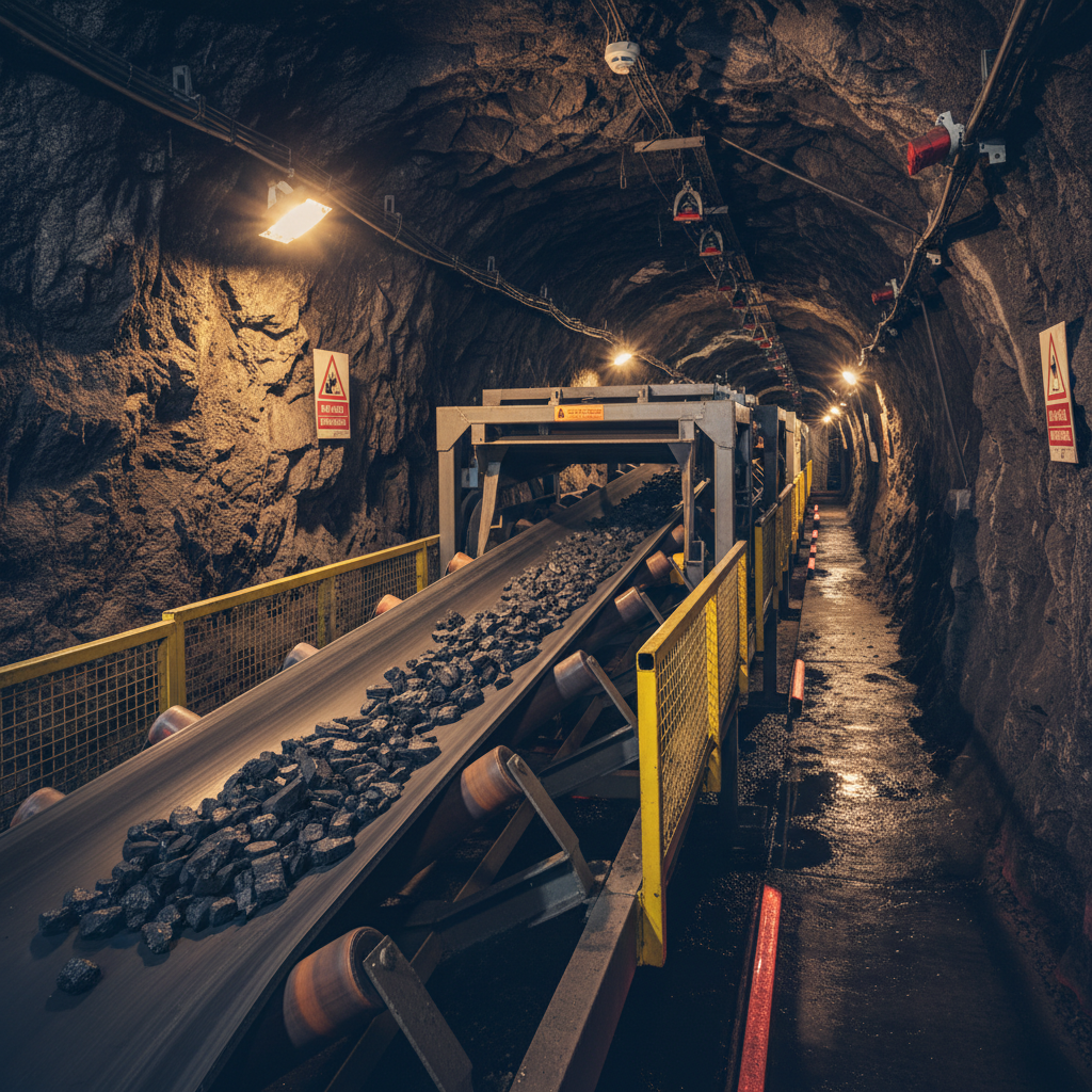Pvc Light-Duty Conveyor Belts For Fire-Risk Underground Environments