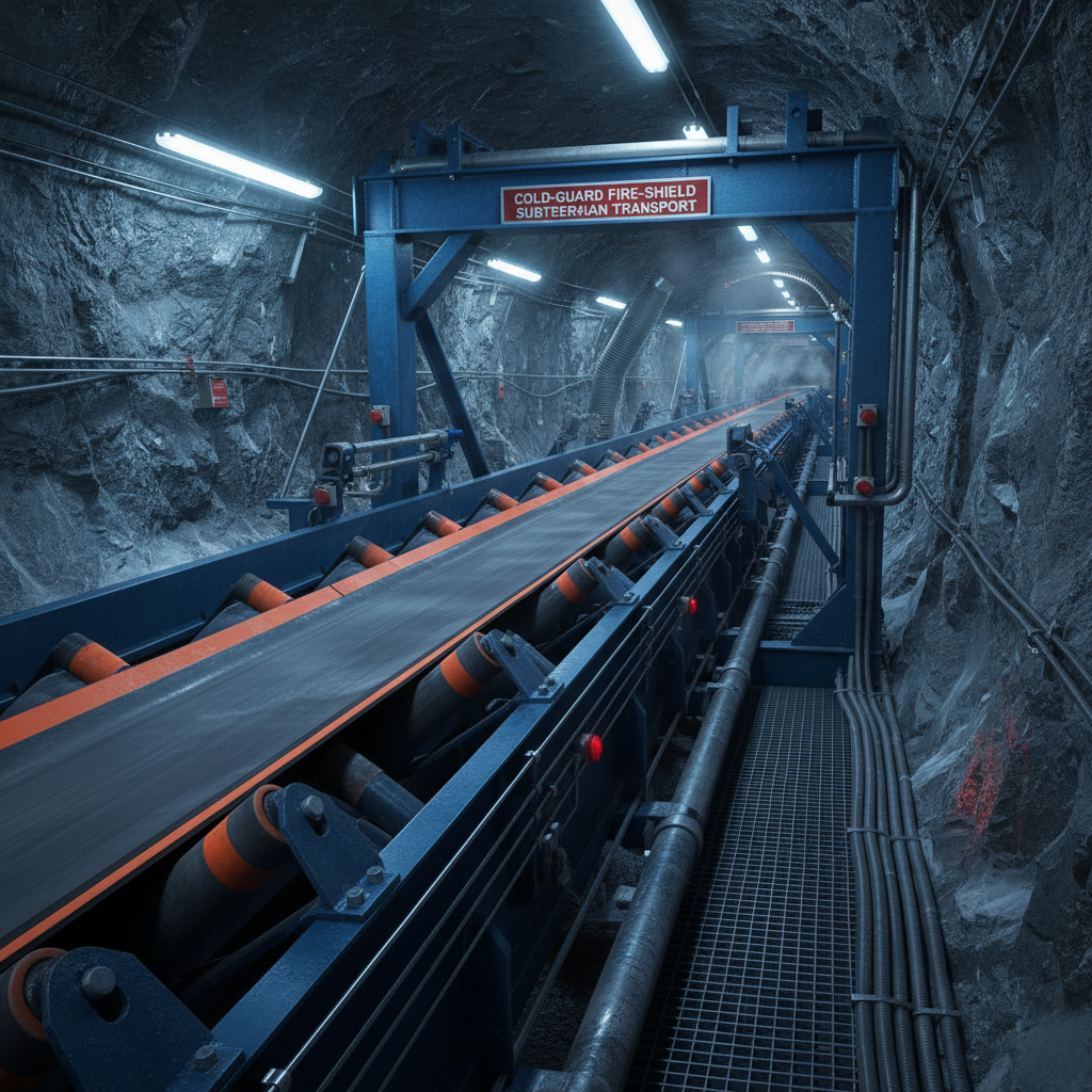 Cold-Resistant Conveyor Belts For Fire-Risk Underground Environments