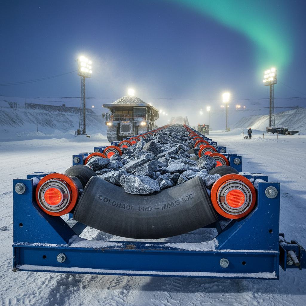 Troughing Idlers For Extreme Cold-Weather Outdoor Hauling