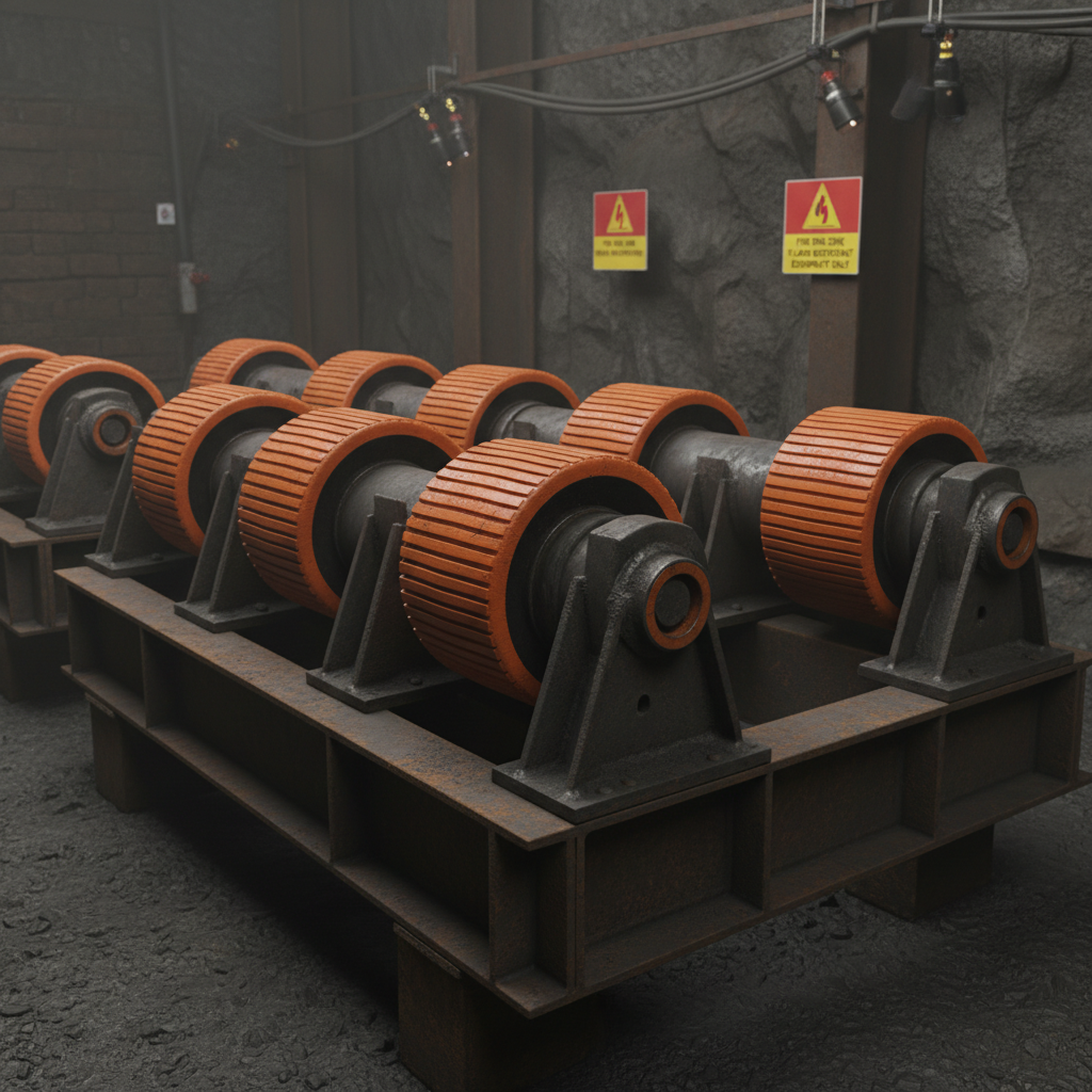 Conveyor Idlers For Fire-Risk Underground Environments