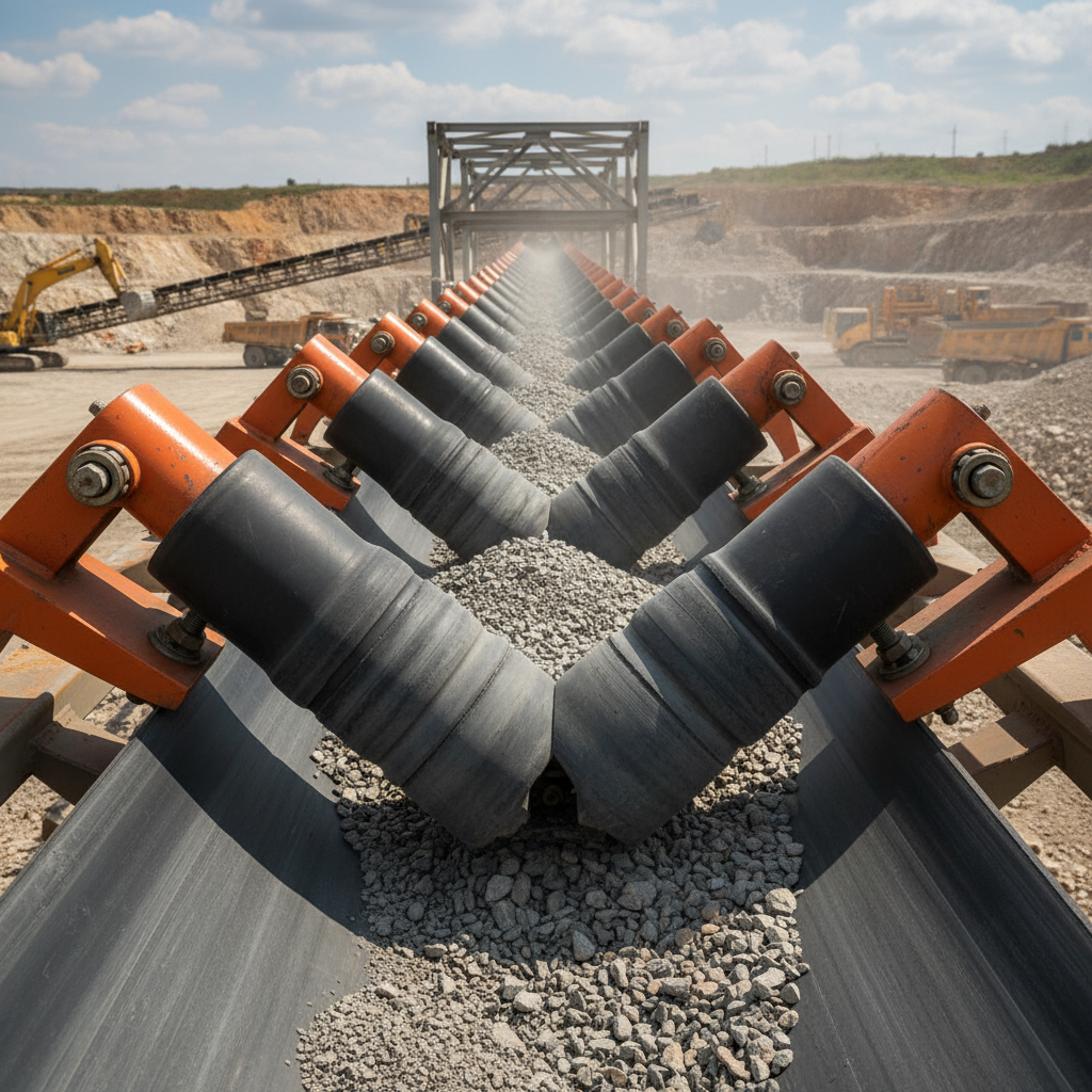 Conical Idlers For Heavy-Duty Bulk Material Transport