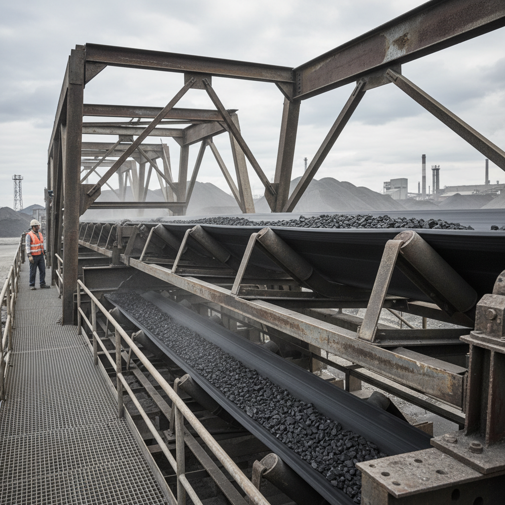 Rubber Belts For Heavy-Duty Bulk Material Transport