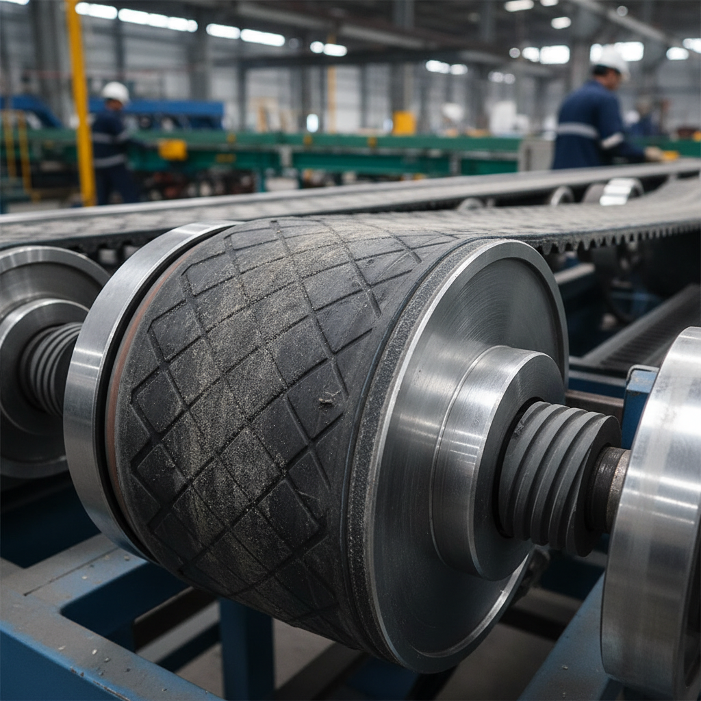 Anti-Slip Conveyor Belts For Industrial Pulley And Drum Redirection