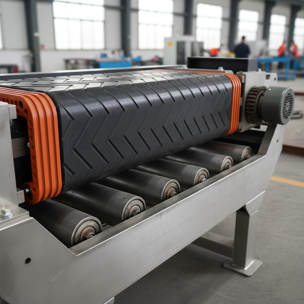 Anti-Slip Conveyor Belts For Stabilizing And Supporting Belt Movement