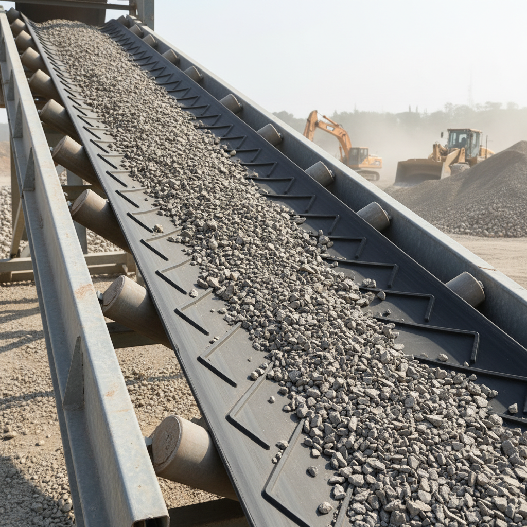 Anti-Slip Conveyor Belts For Preventing Material Slippage On Slopes
