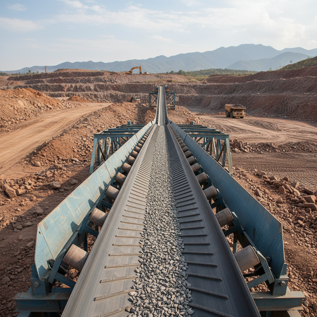 Rubber Belts For Preventing Material Slippage On Slopes