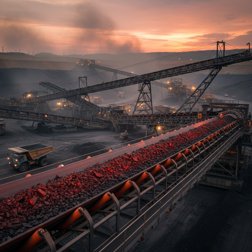 Fire-Retardant Conveyor Belts For Mining And Coal Site Operations