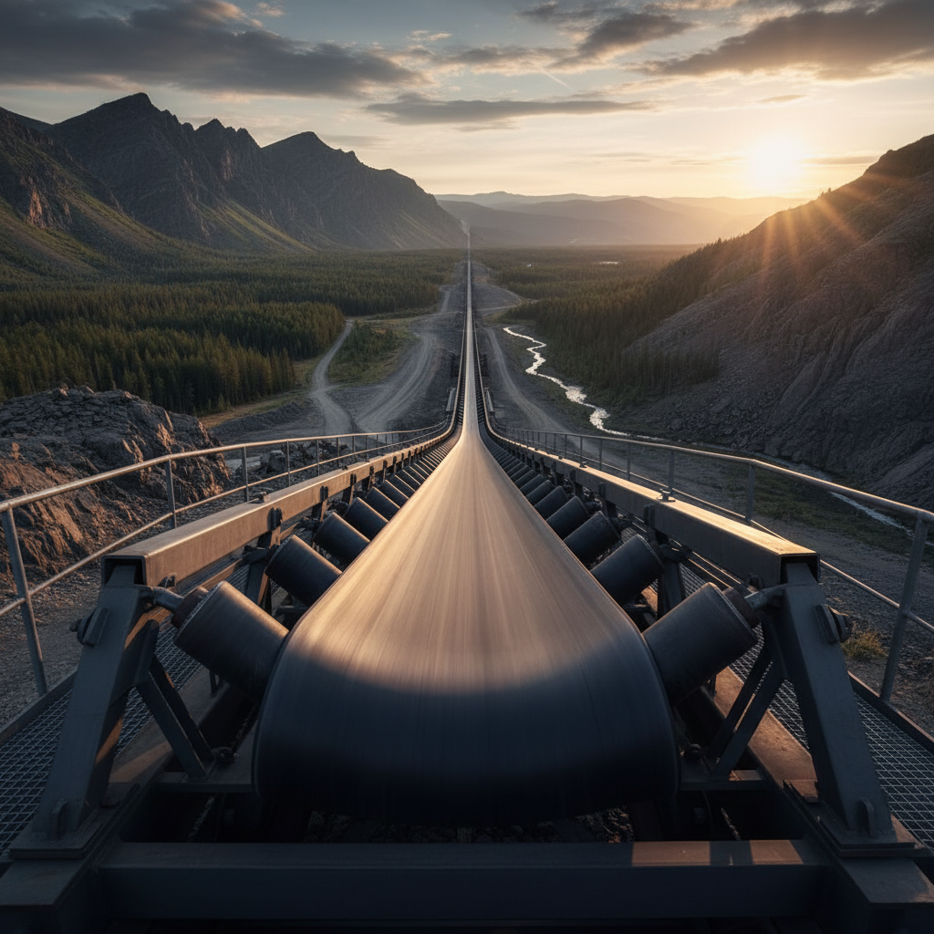 Rubber Conveyor Belts For Long-Distance High-Tension Load Bearing