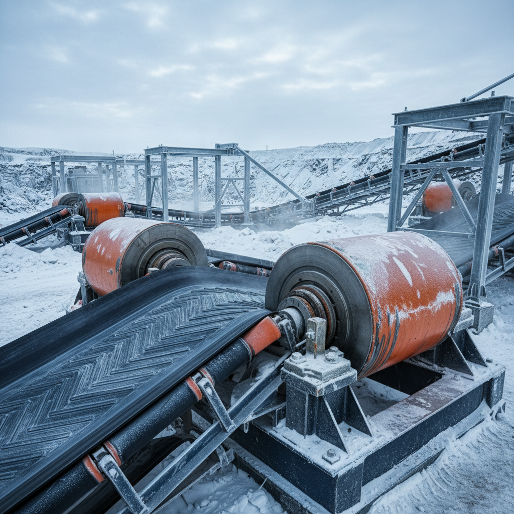 Cold-Resistant Conveyor Belts For Industrial Pulley And Drum Redirection