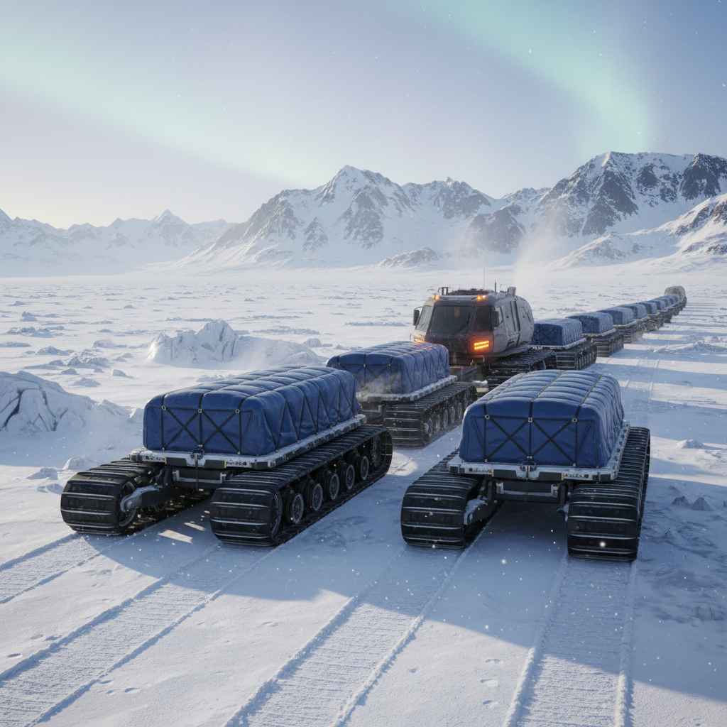 Parallel Idlers For Extreme Cold-Weather Outdoor Hauling