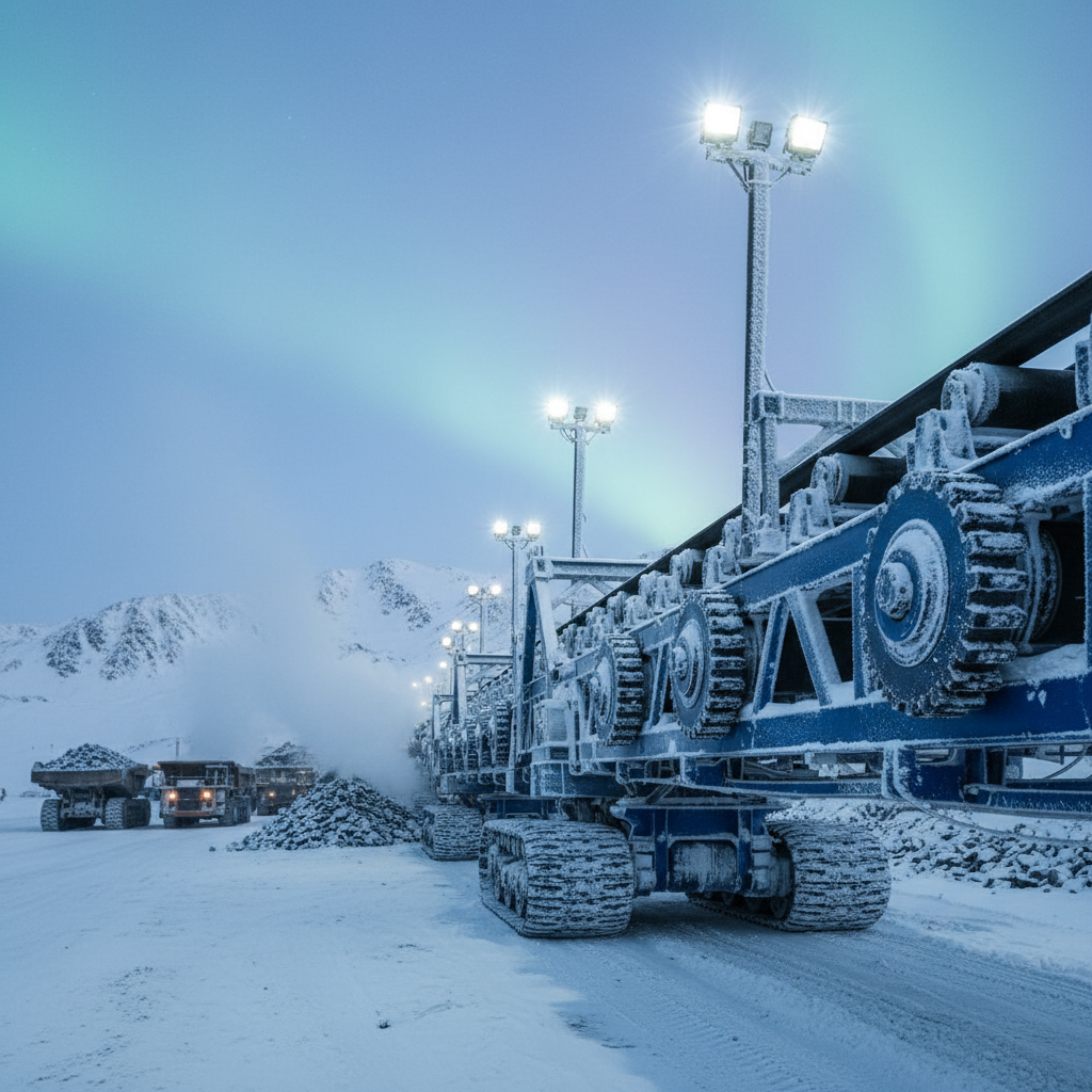 Buffer Idlers For Extreme Cold-Weather Outdoor Hauling