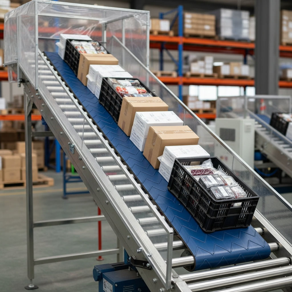 Pvc Light-Duty Conveyor Belts For High-Angle Incline Lifting And Moving