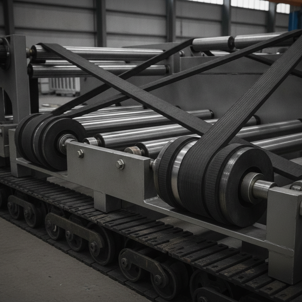 Rubber Belts For Stabilizing And Supporting Belt Movement