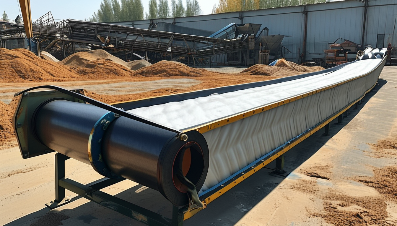 High-Strength Conveyor Belt For Heavy-Duty Bulk Material Transport