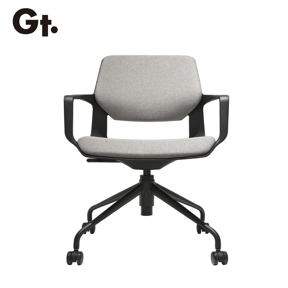 Black Frame Grey Fabric Confe...
