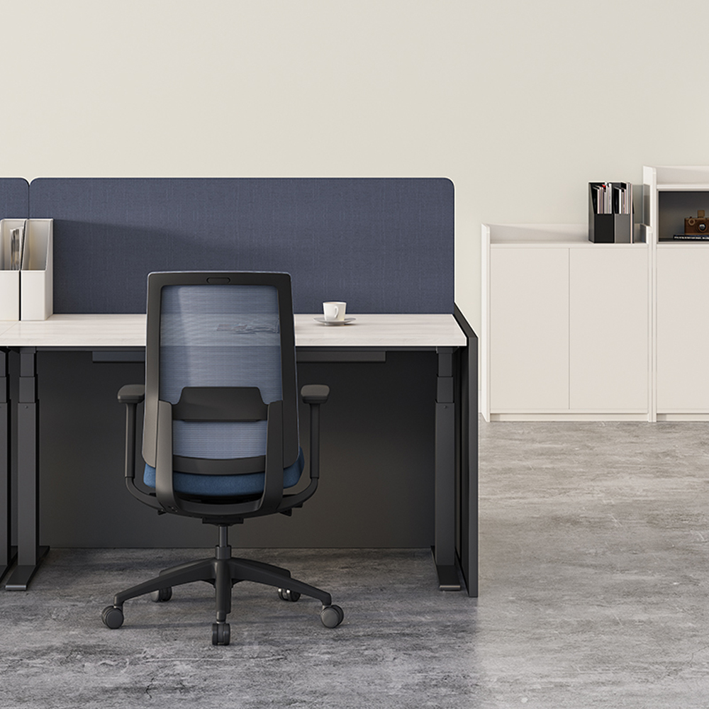 Blue Mesh Office Swile Chair ...