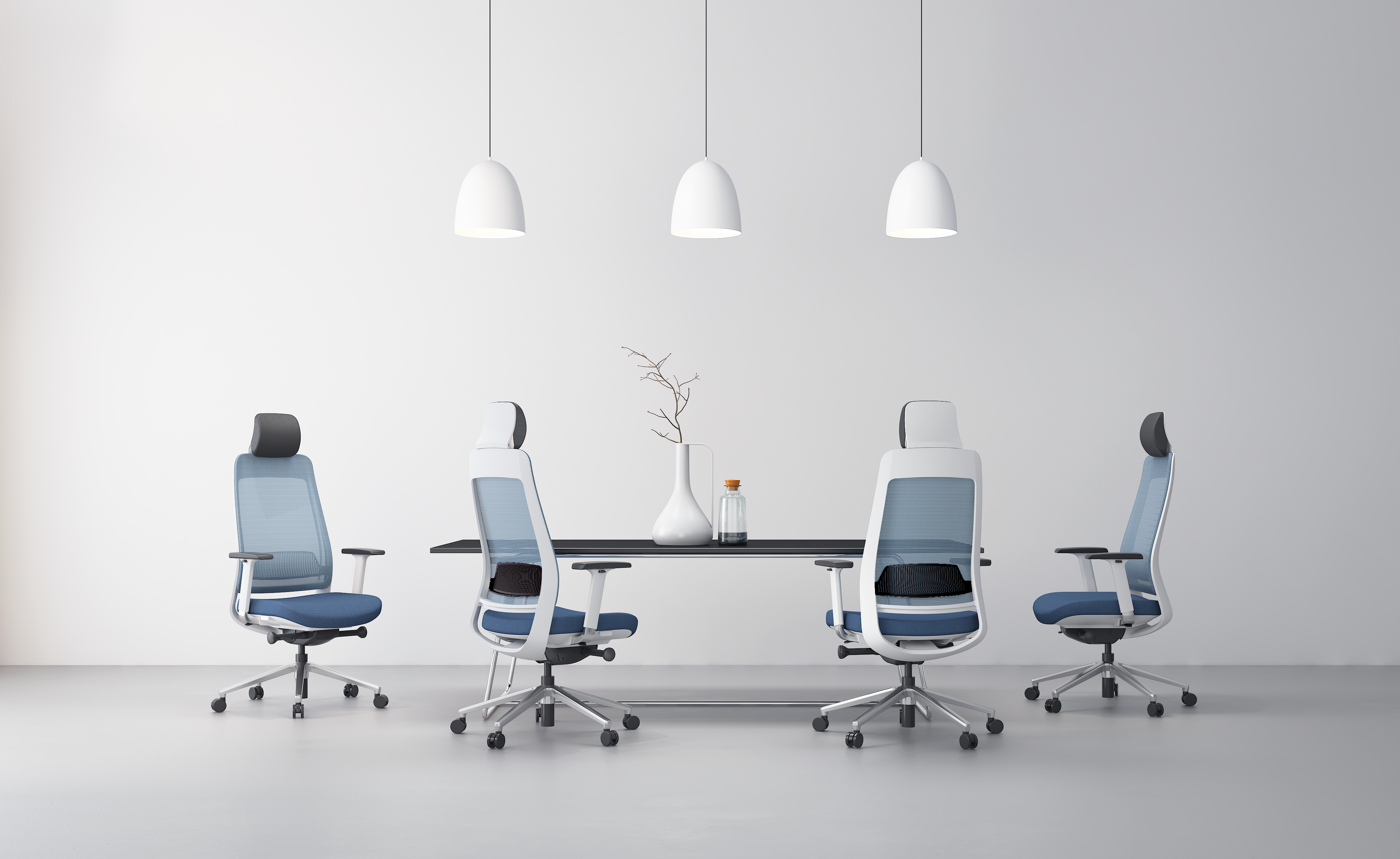 Office Chair Mesh Task Executive Modern Meeting Ergonomic Chair for Office Home