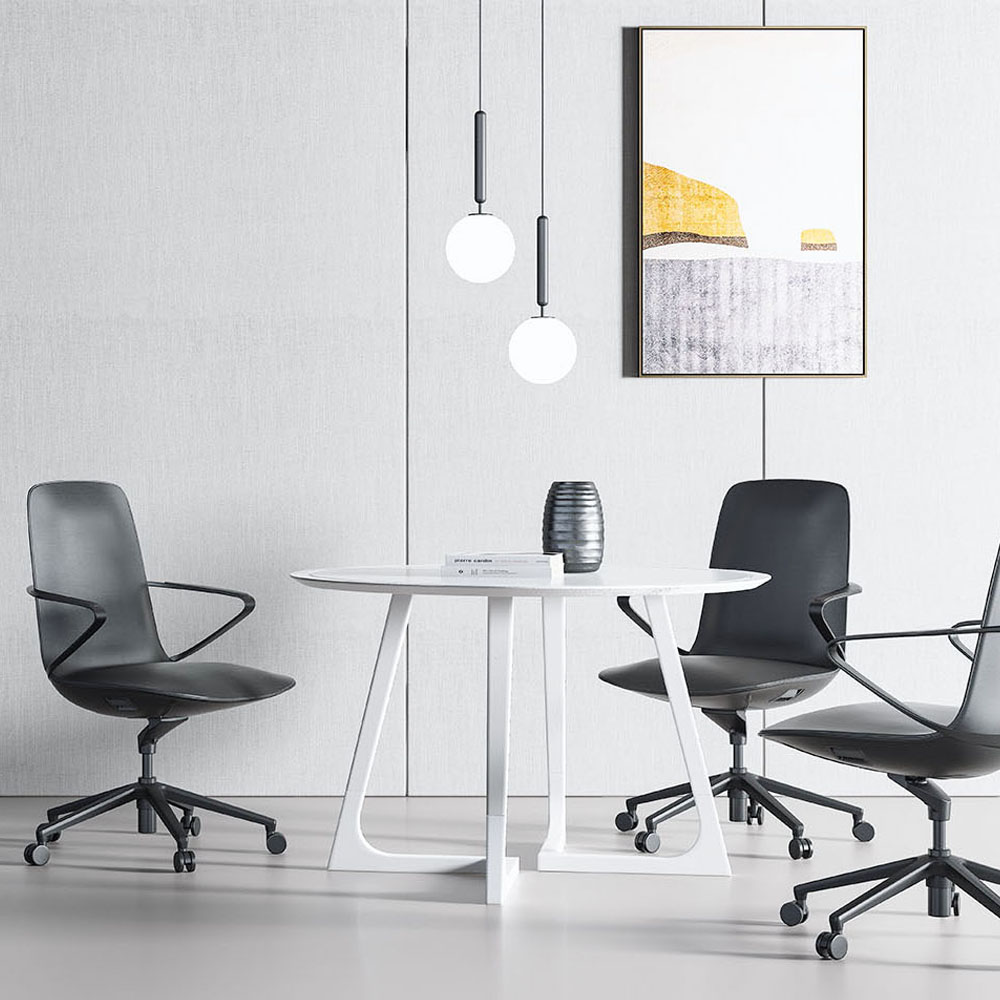 Mikwo Fib Leather Manadjè Biwo chèz