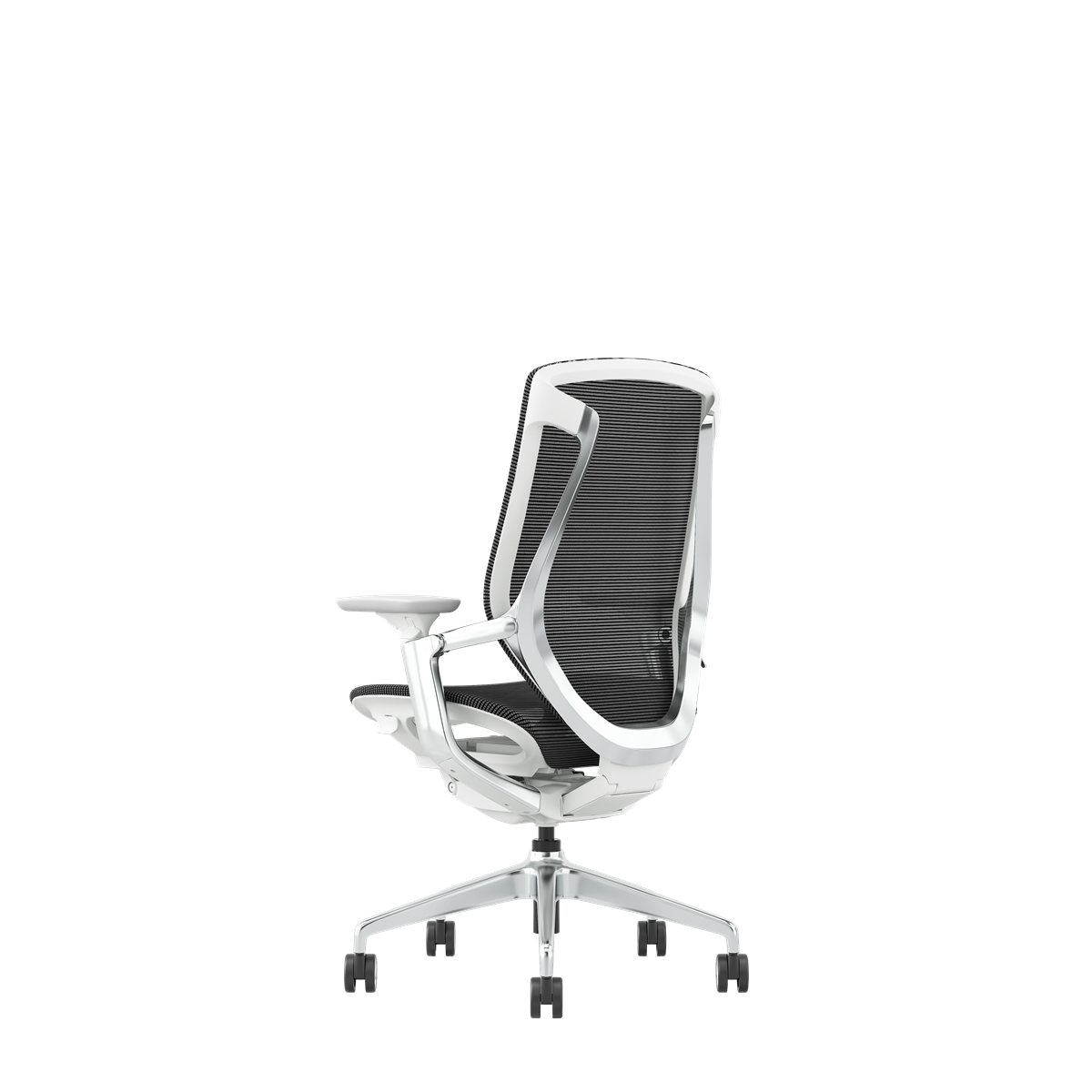 Produkt karrige zyre me rrjetë ergonomike me mbështetje të dyfishtë të lidhur me cilësi të lartë