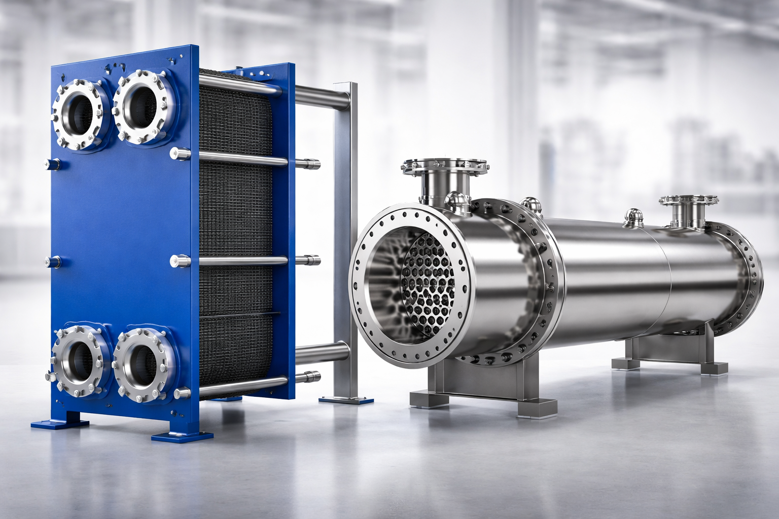 Shell and Tube Heat Exchanger vs Plate Heat Exchanger