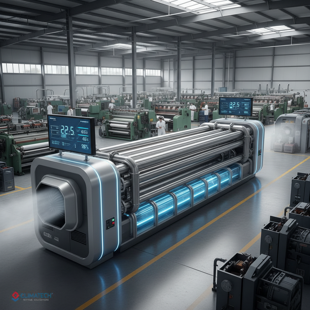 Single Pass Condenser For Textile Manufacturing Climate Stability