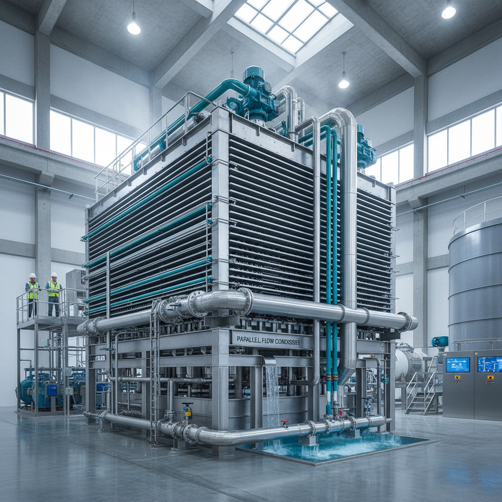 Parallel Flow Condenser For Desalination And Water Treatment Facilities