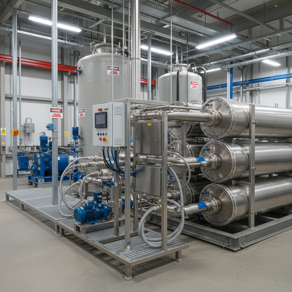 Condenser Tube Cleaning System For Industrial Ammonia Refrigeration Plants