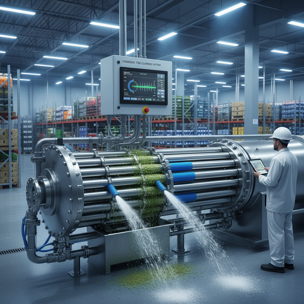 Condenser Tube Cleaning System For Food And Beverage Cold Storage Facilities