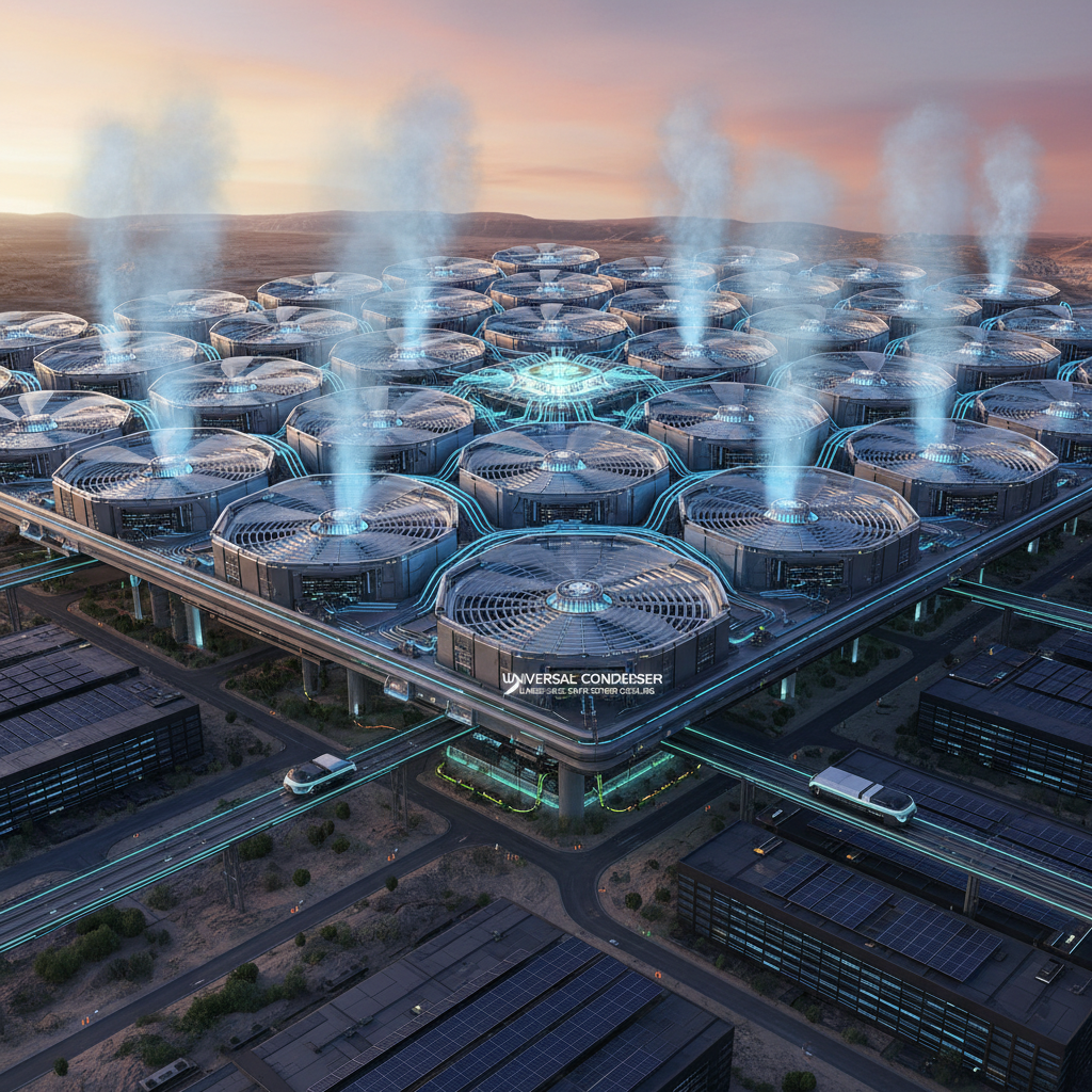 Universal Condenser For Large-scale Data Center Cooling
