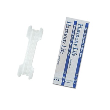 Double elastic bone-shaped nasal congestion strip