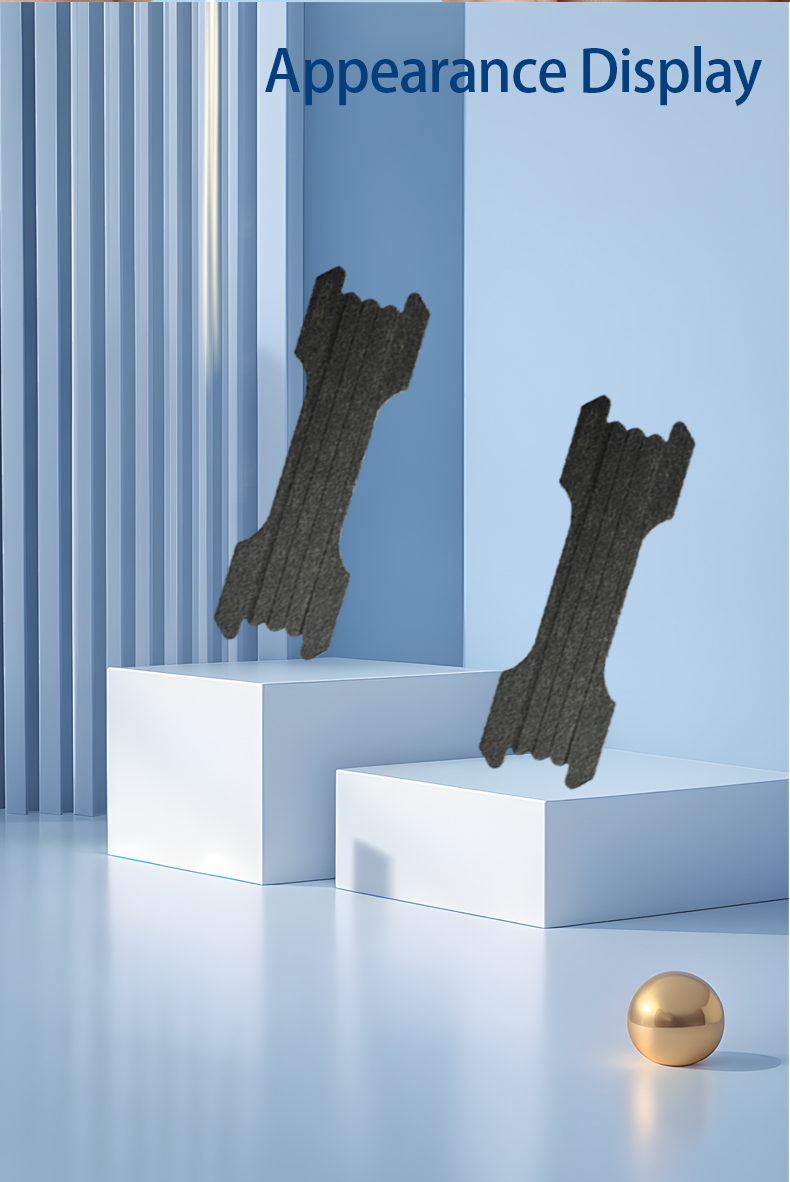 Três tiras nasais elásticas em forma de osso com detalhe preto (4)