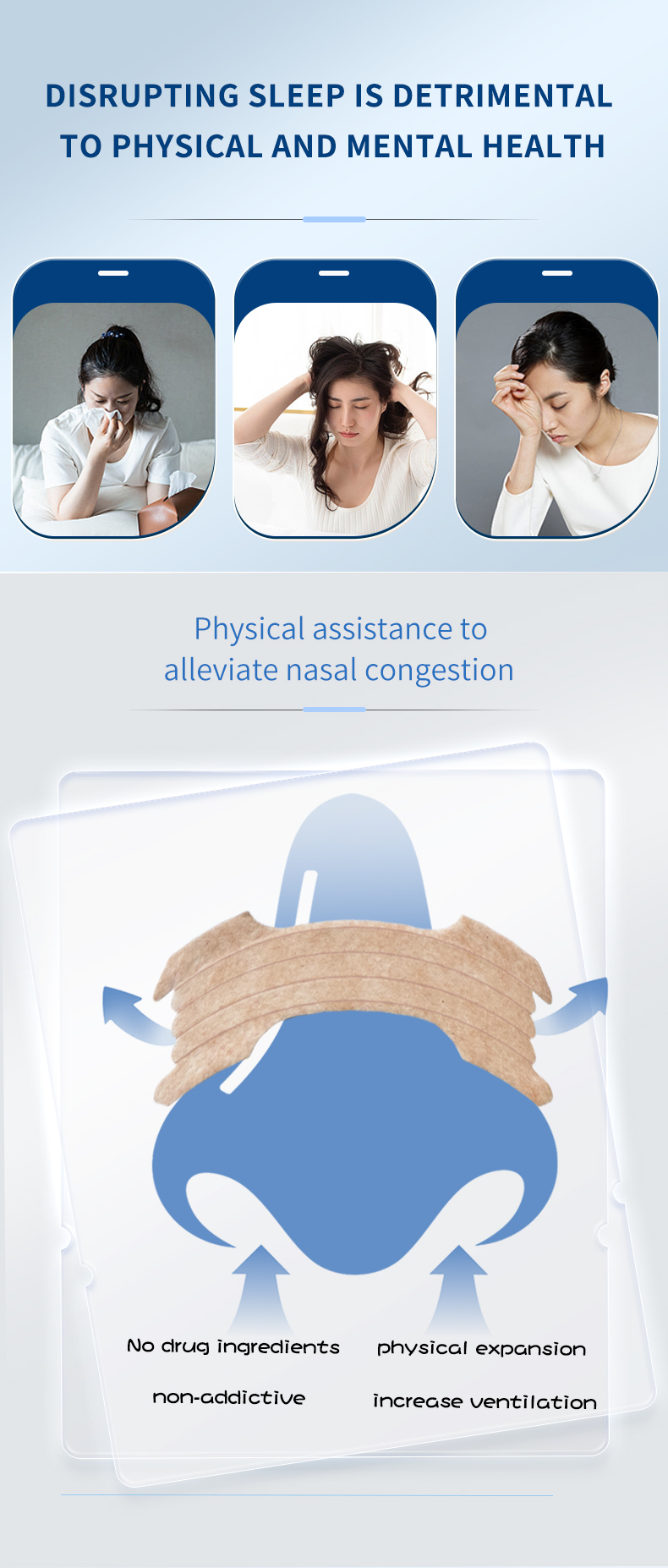 Detalhe da pele da tira nasal elástica em forma de osso (2)