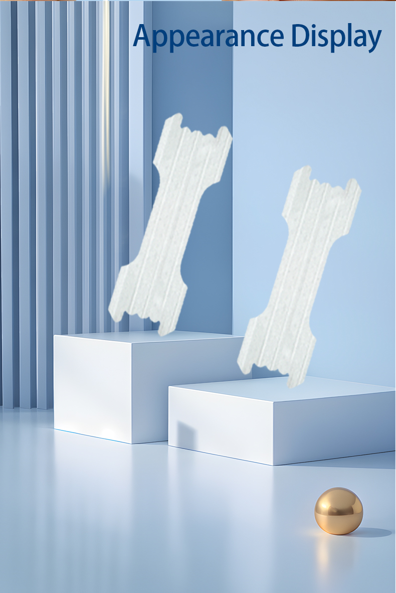 Três tiras nasais elásticas em forma de osso com detalhe branco (4)