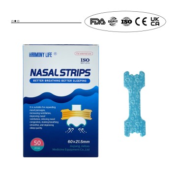 Tira nasal ventilada grande para alívio da congestão nasal