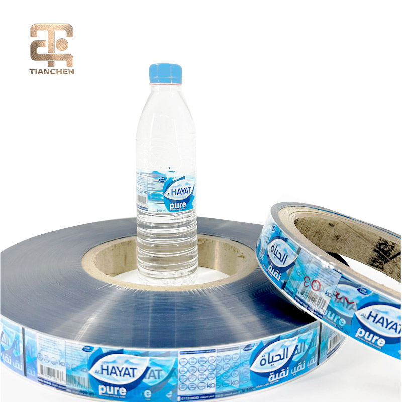 Heat Seal Water Plastic Bottle Packaging Sleeve Label
