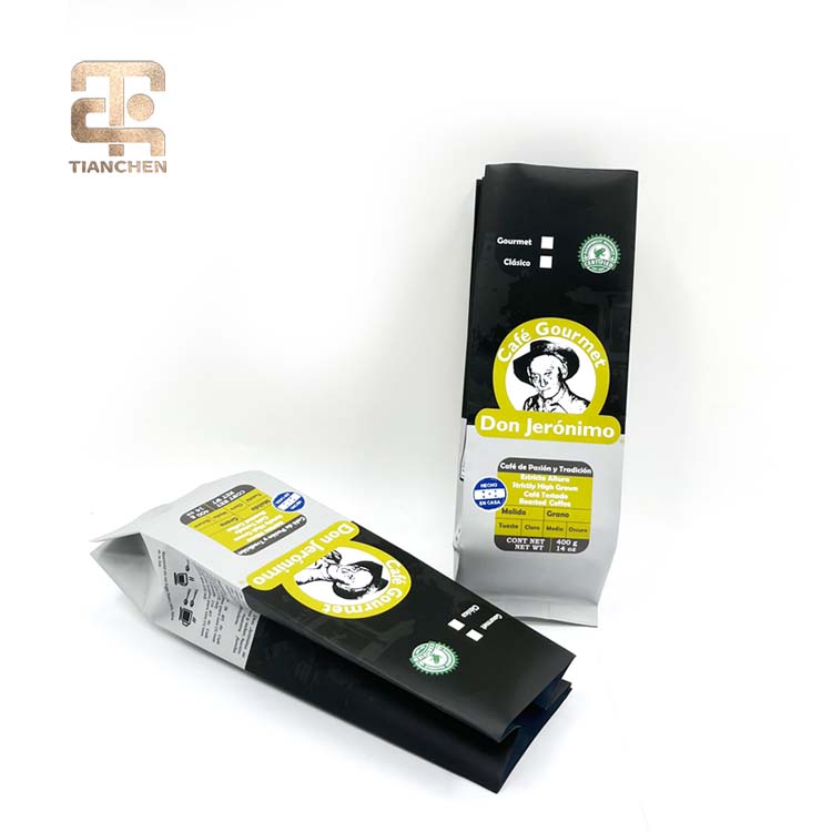 Flat Bottom Bag /coffee bean packing pouch