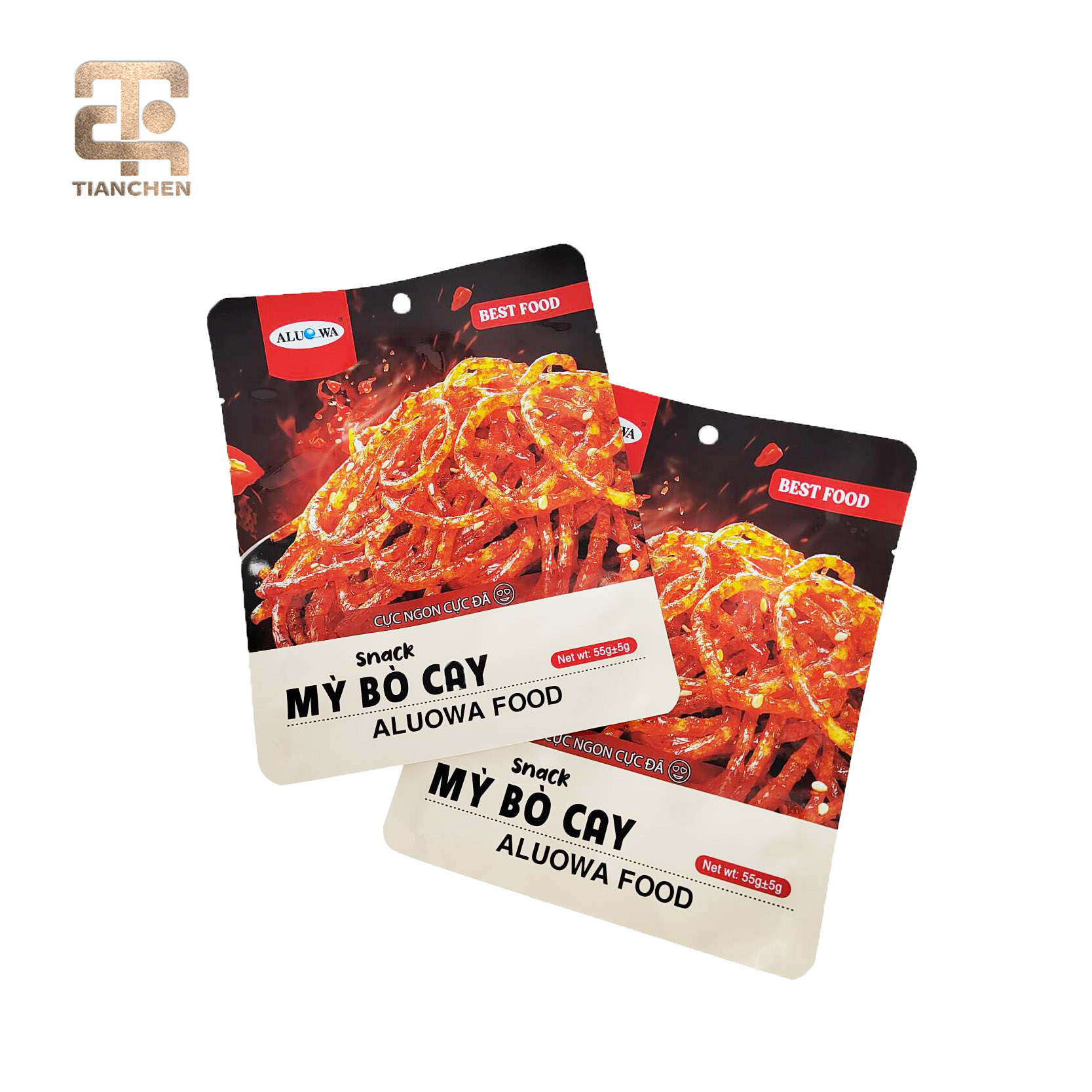 Three Side Seal Bag/spicy strips packing Pouch