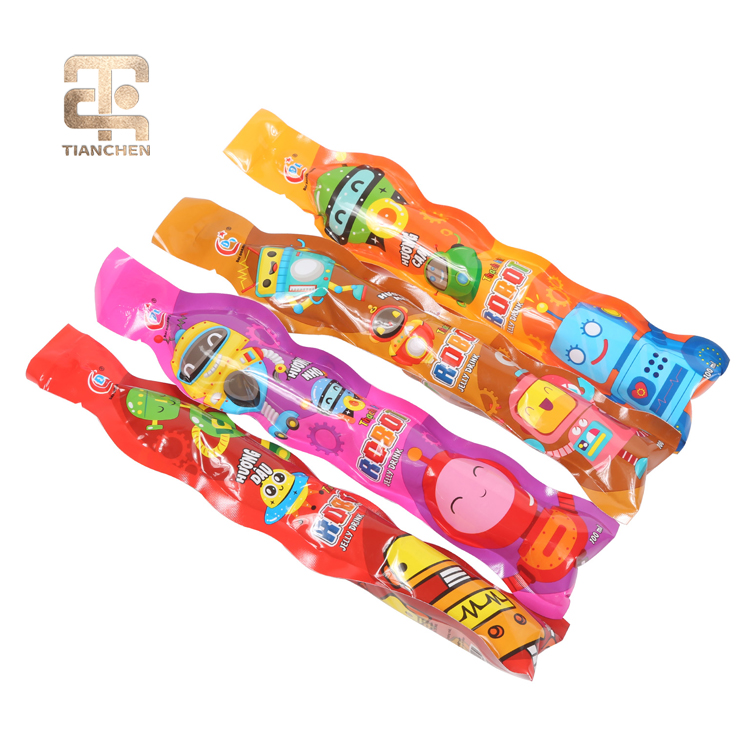 Factory OEM Custom Disposable Juice & Mineral Water Shrink Bag Pouch with Gravure Printing Moisture Proof Stand up Design