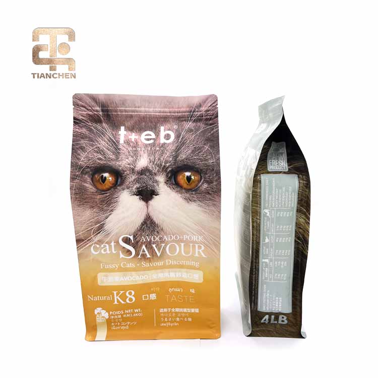 Flat Bottom Bag /PET FOOD PACKING POUCH