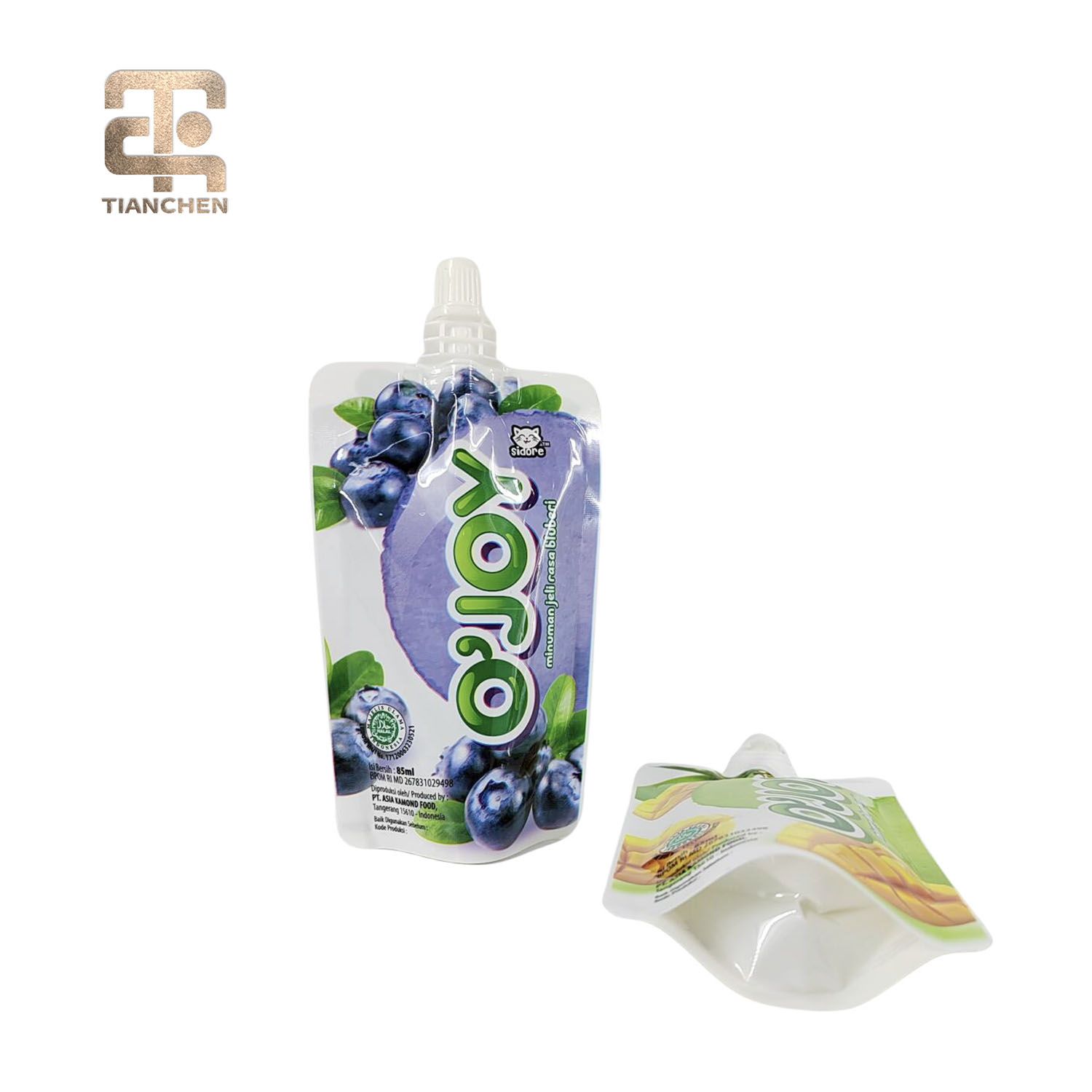 Stand Pouch for Juice Mineral Water Salad ...