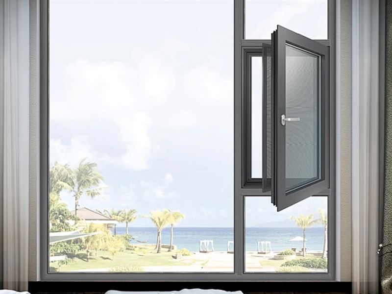 Customizable Aluminum Casement Window Profile OEM Supported detail 1