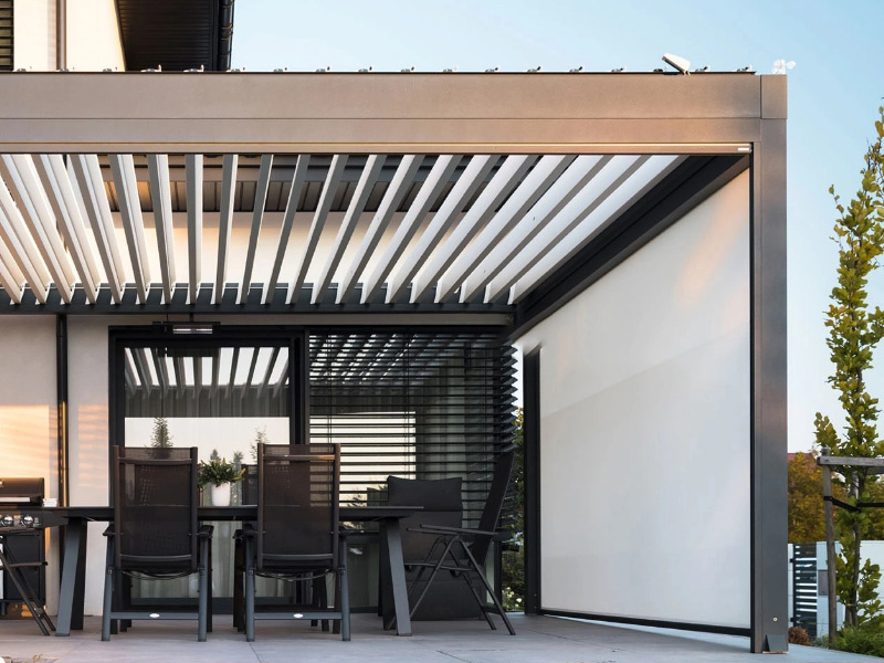 Aluminum profile garden pergola 01