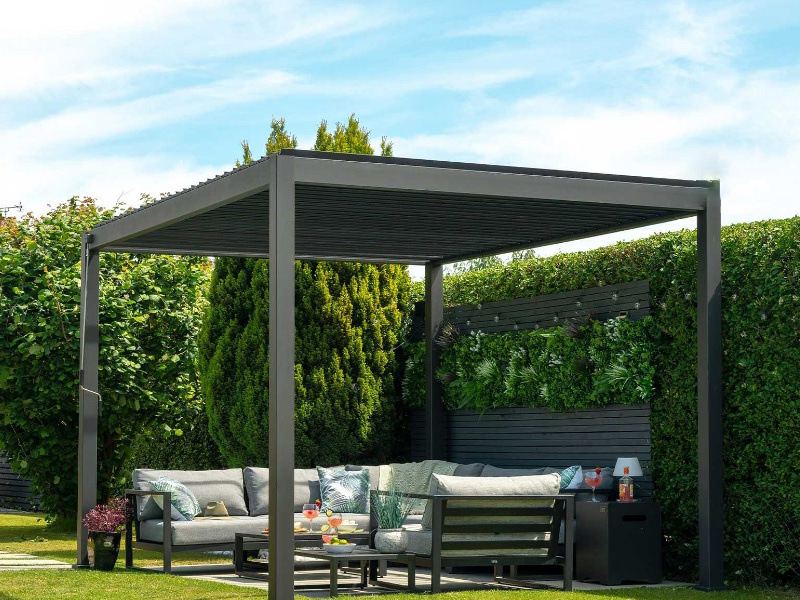 Aluminum profile garden pergola 03