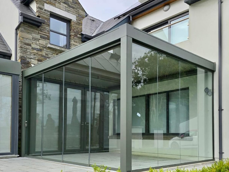 Aluminum profile garden pergola 04